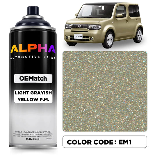 Nissan Light Grayish Yellow P.M. EM1 | OEMatch Spray Can