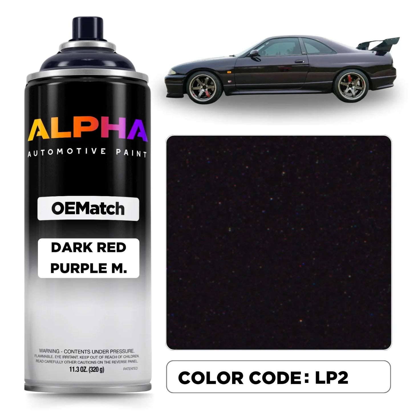 Nissan Midnight Purple LP2 | OEMatch Spray can