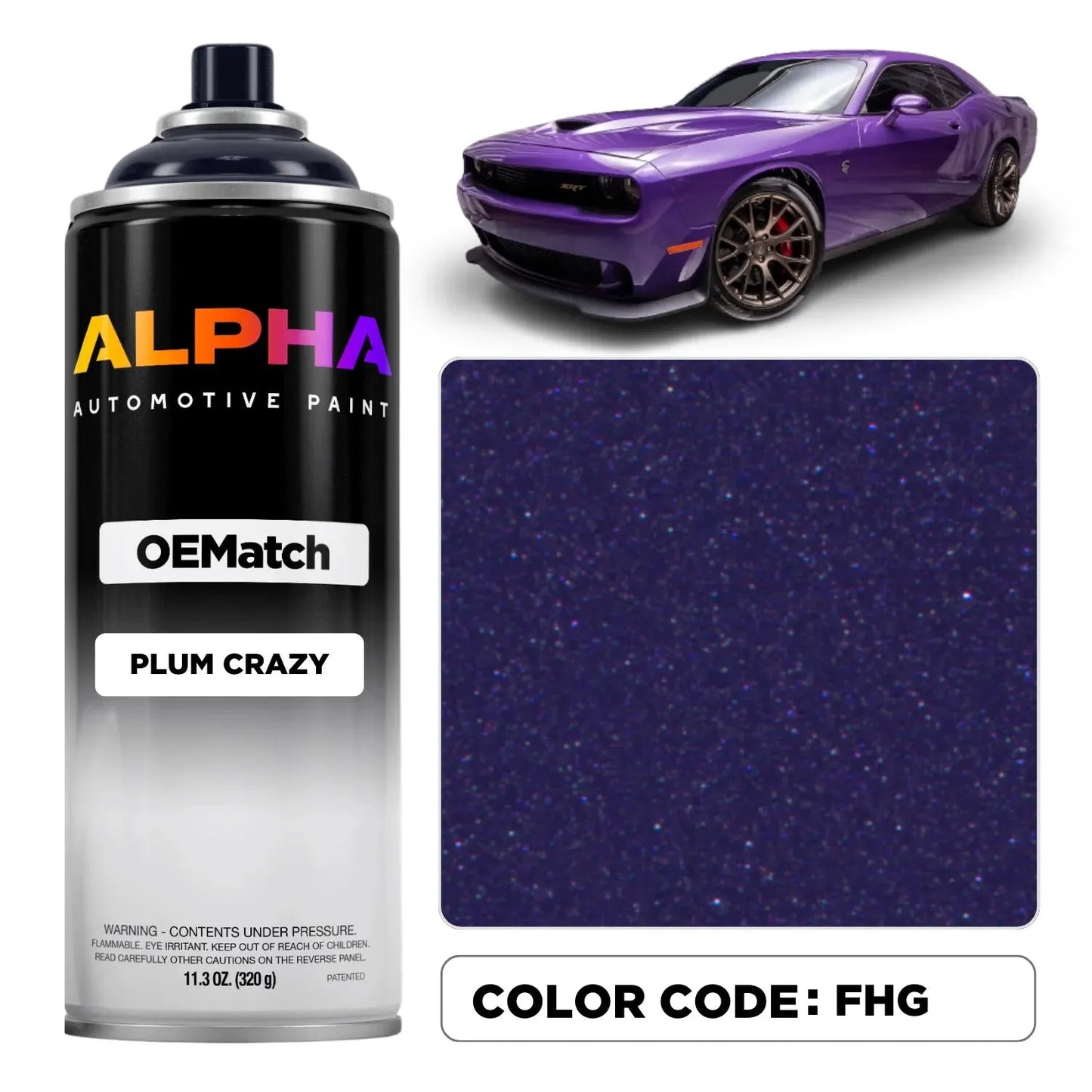 CHRYSLER USA PLUM CRAZY P. M. FHG | OEMatch Spray Can