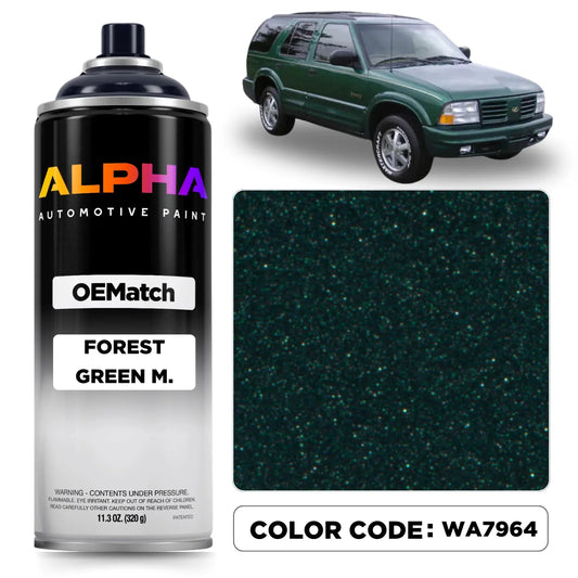 Oldsmobile Forest Green Metallic WA7964 | OEMatch Spray Can