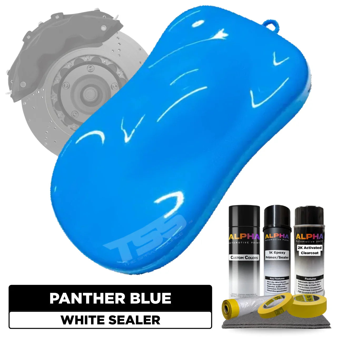 Panther Blue Brake Caliper Paint Kit
