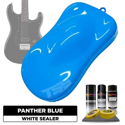 Panther Blue Guitar Paint Kit