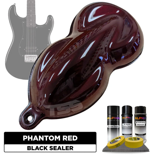 Phantom Red Guitar Paint Kit