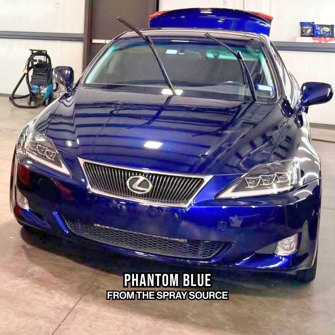 Phantom Blue Painted Sample (Black Ground Coat)