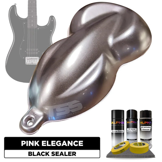 Pink Elegance Guitar Paint Kit