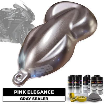 Pink Elegance Motorcycle Paint Kit