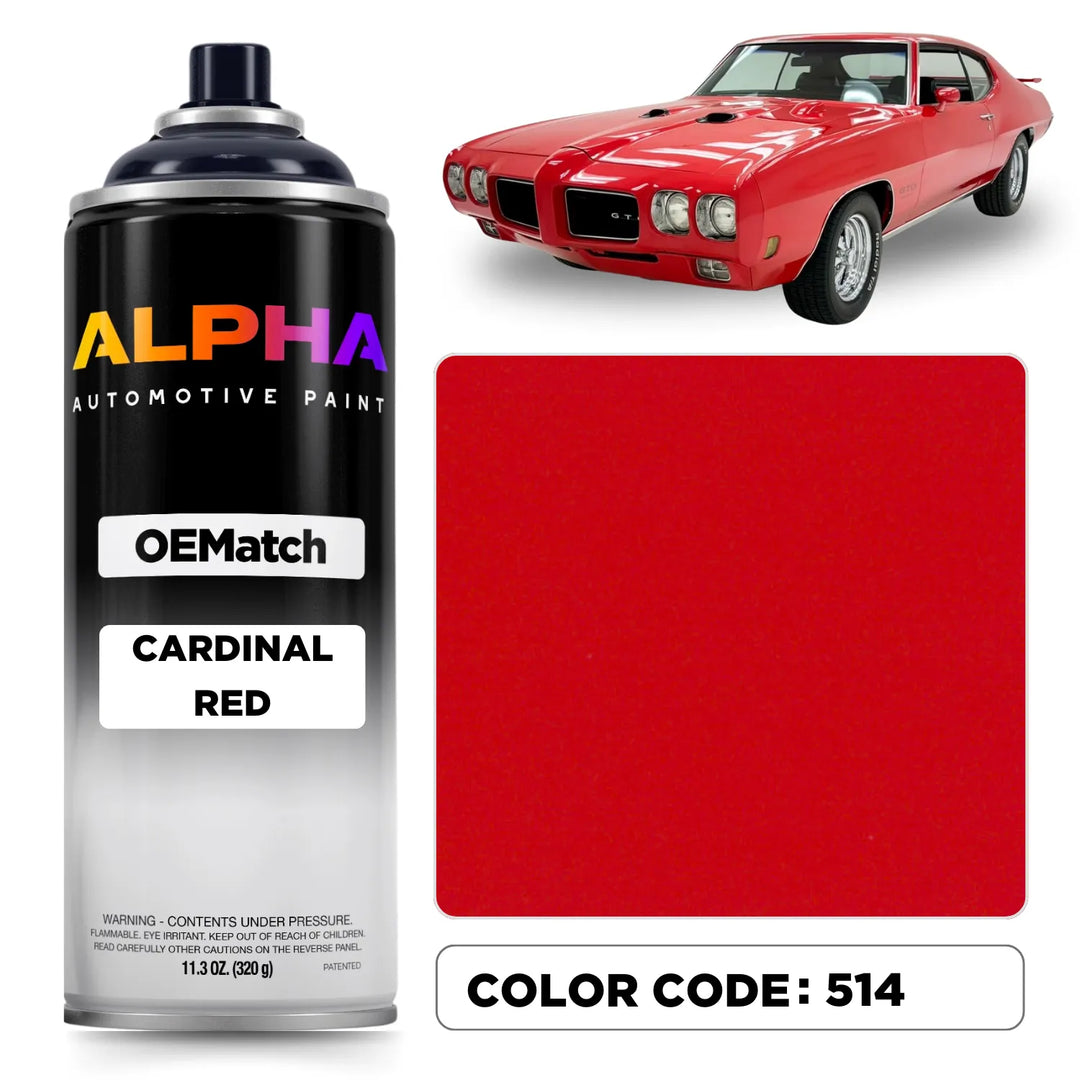 Pontiac Cardinal Red 514 | OEMatch Spray Can