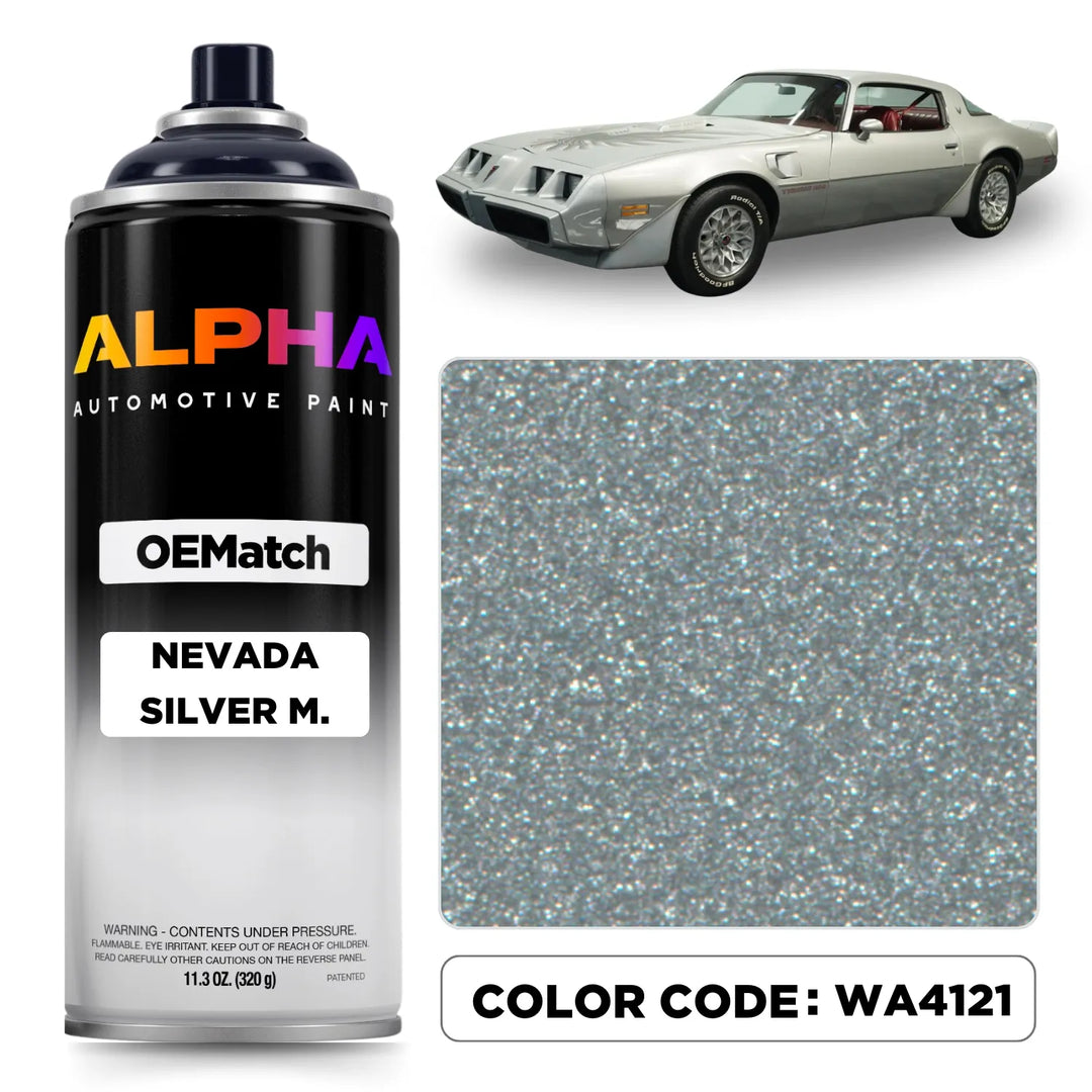 Pontiac Nevada Silver Metallic WA4121 | OEMatch Spray Can