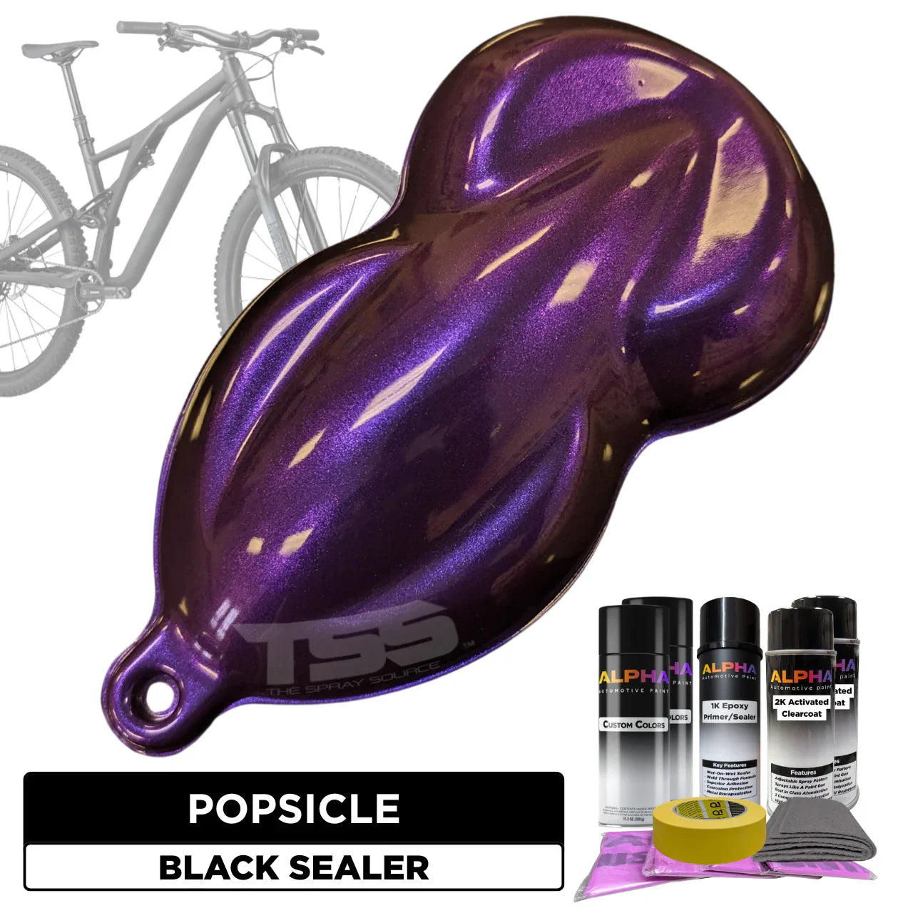 Gloss Popsicle Bike Paint Kit - Main Image