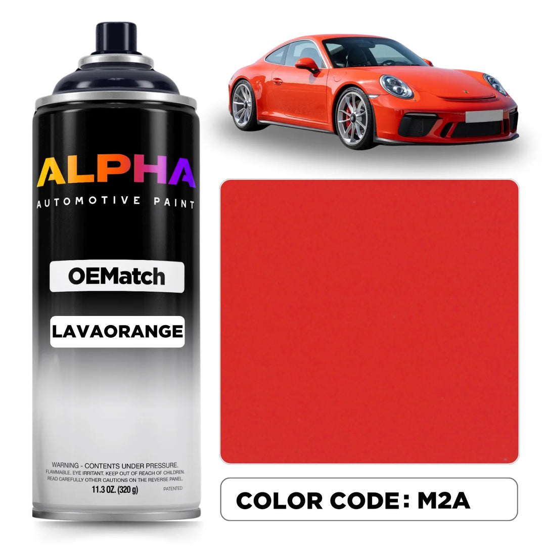 Porsche Lava Orange M2A | OEMatch Spray Can