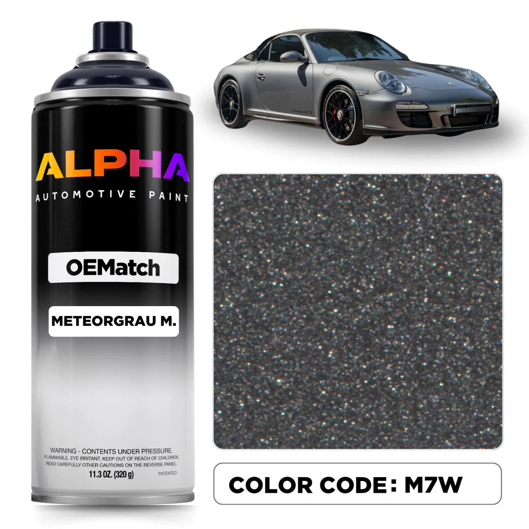 Porsche Meteor Grey Metallic M7W | OEMatch Spray can