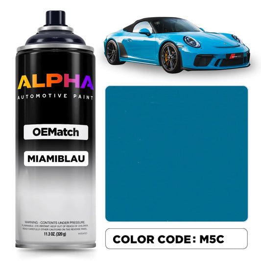 Porsche Miami Blue M5C | OEMatch Spray Can