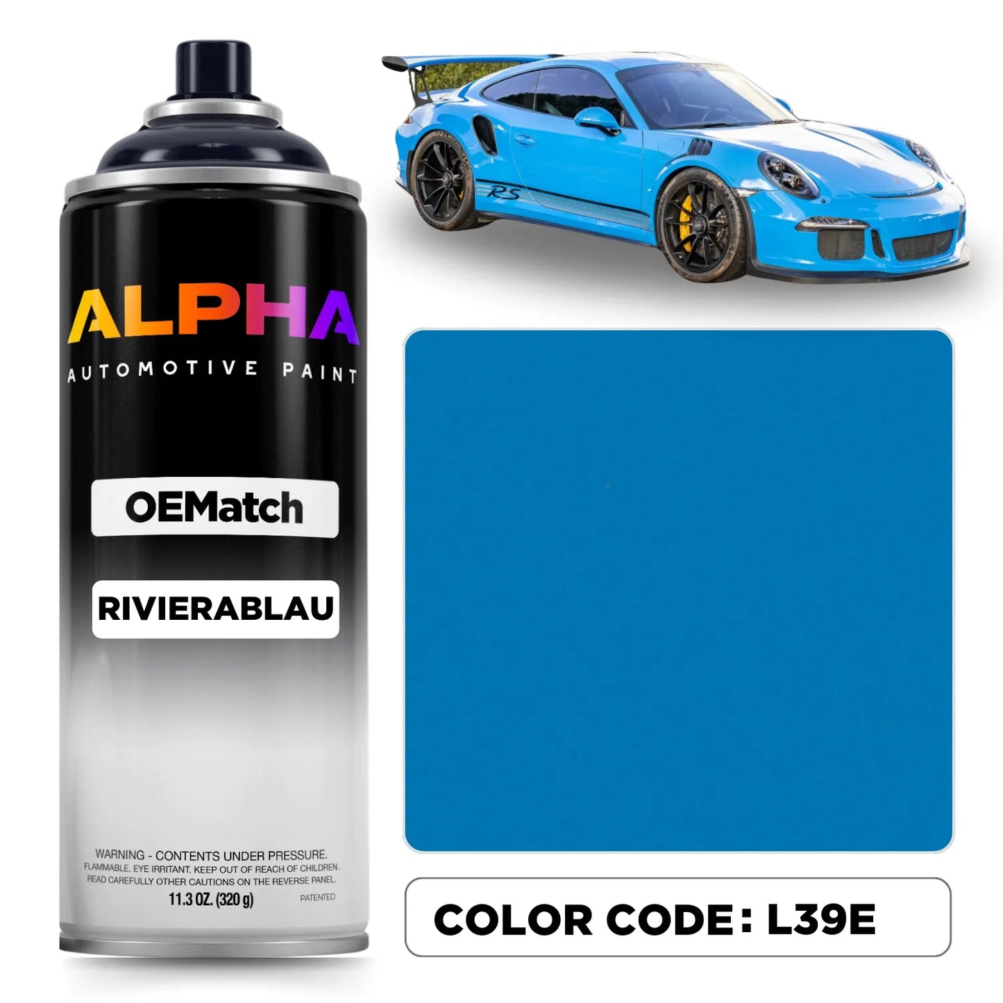 Porsche Riviera Blue L39E | OEMatch Spray Can