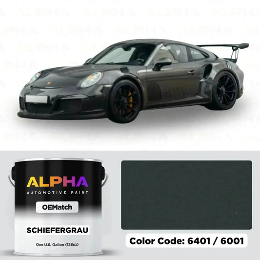 Porsche Slate Grey 6401 | OEMatch Basecoat