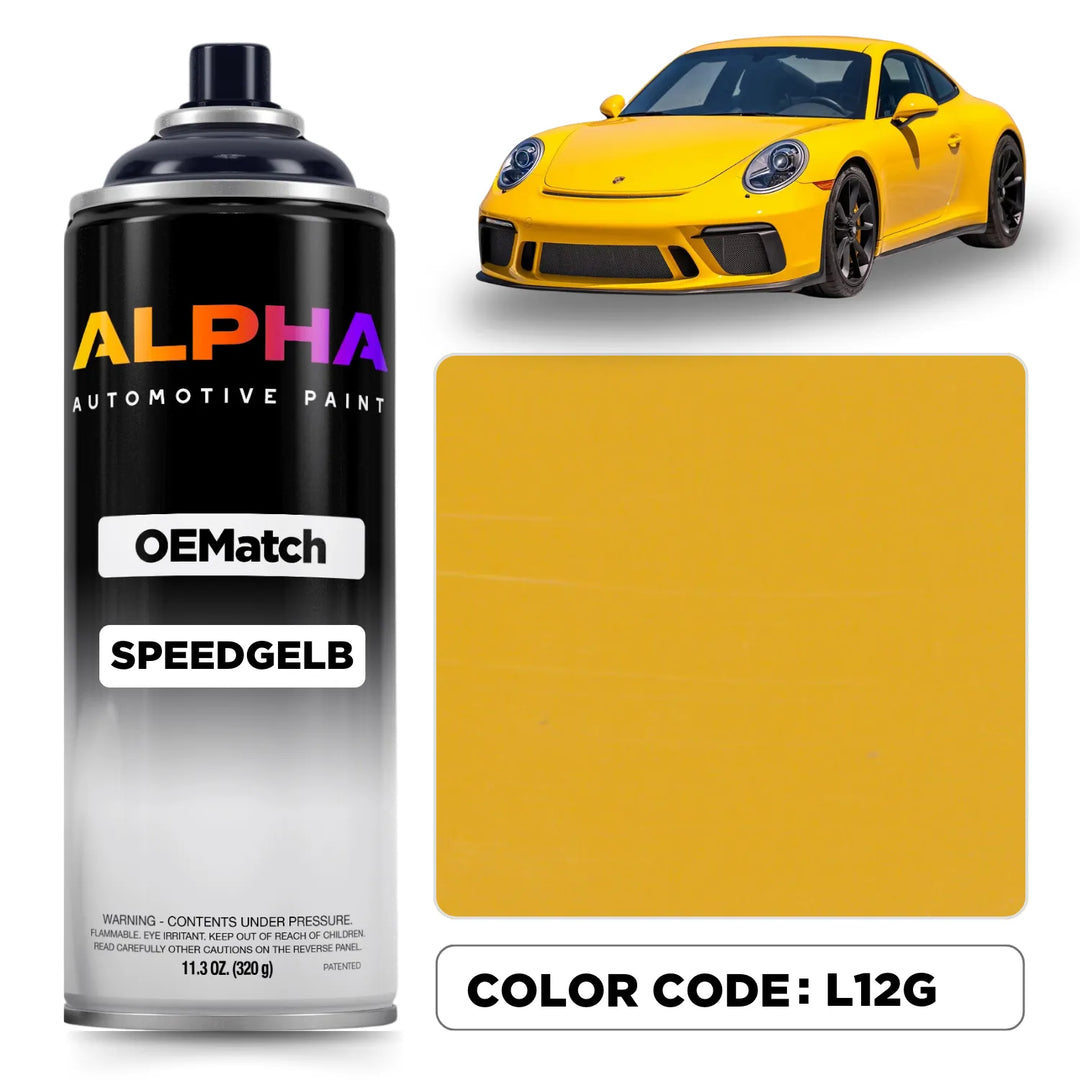 Porsche Speed Yellow L12G | OEMatch Spray Can