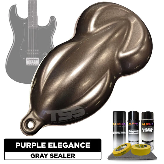 Purple Elegance Guitar Paint Kit