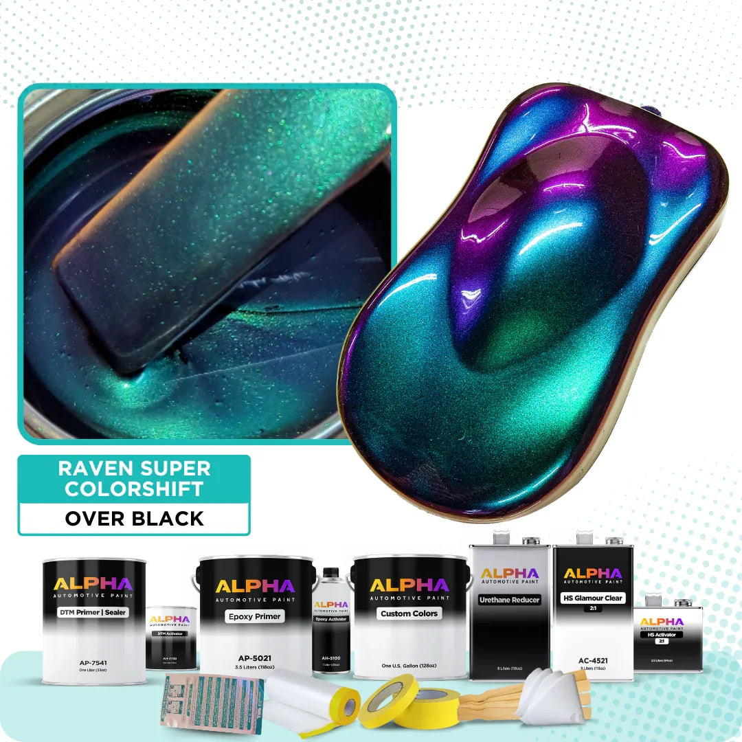 アキラレインボー Raven Super Colorshift Vehicle Paint Kit – The Spray Source