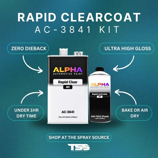 Rapid Clearcoat AC-3841 Kit | Alpha Automotive Paint - The Spray Source