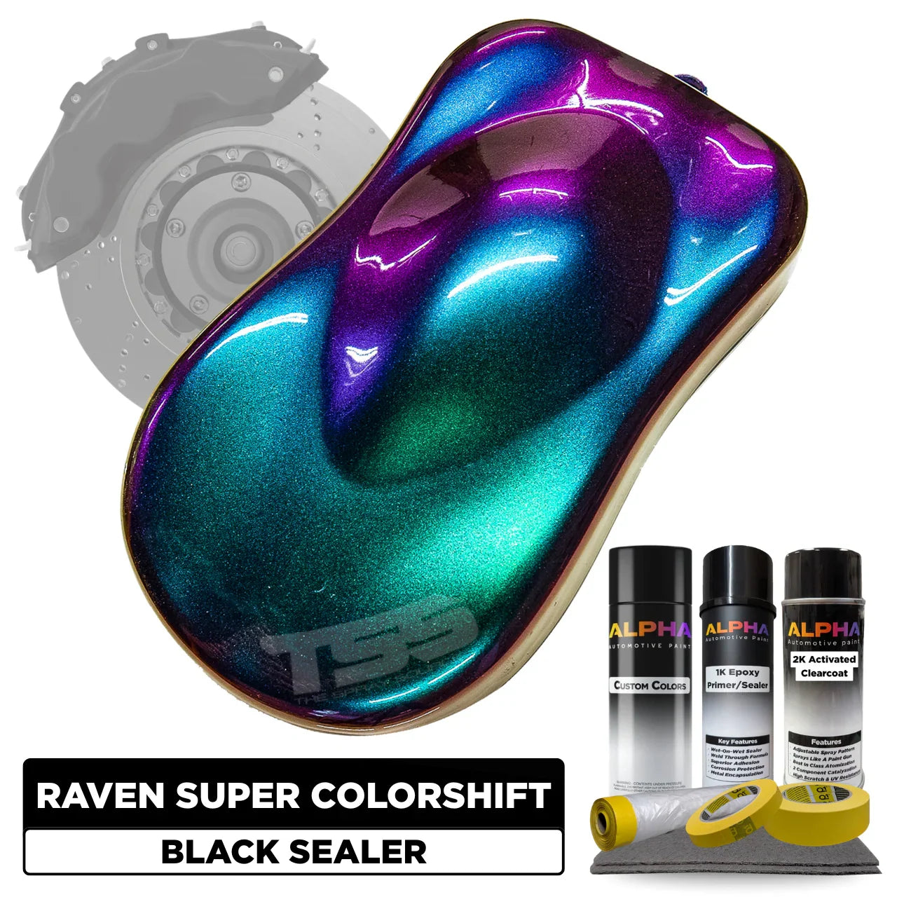 Raven Super Colorshift Brake Caliper Paint Kit – The Spray Source
