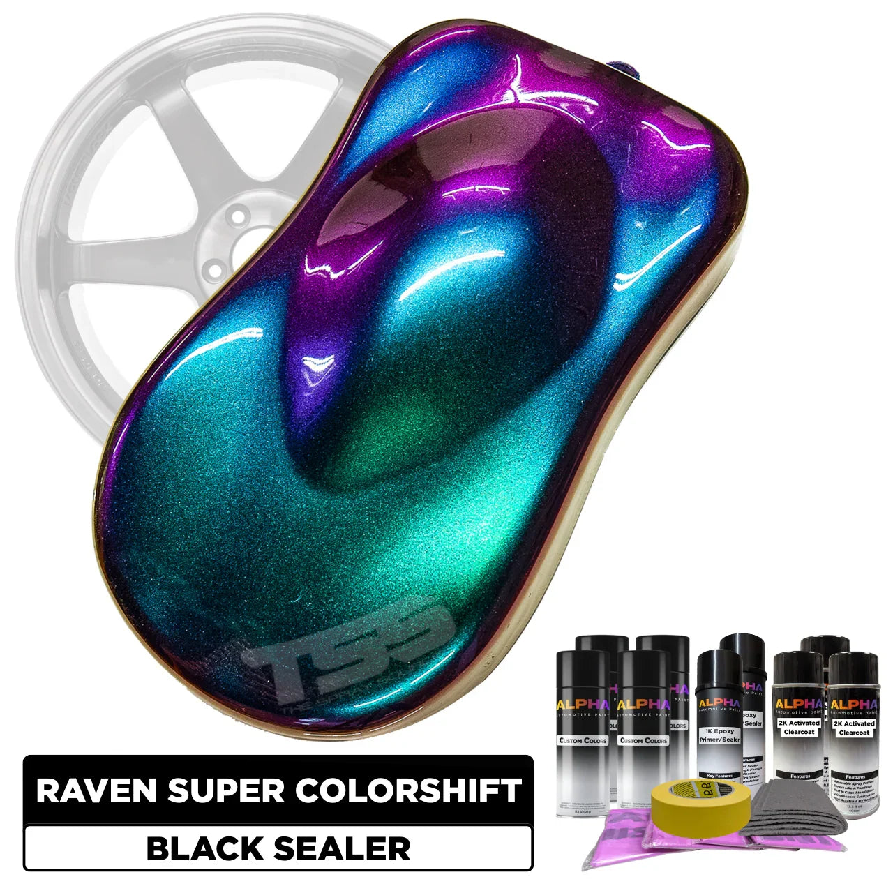 Raven Super Colorshift Wheel Paint Kit | Custom Rim Paint Kit