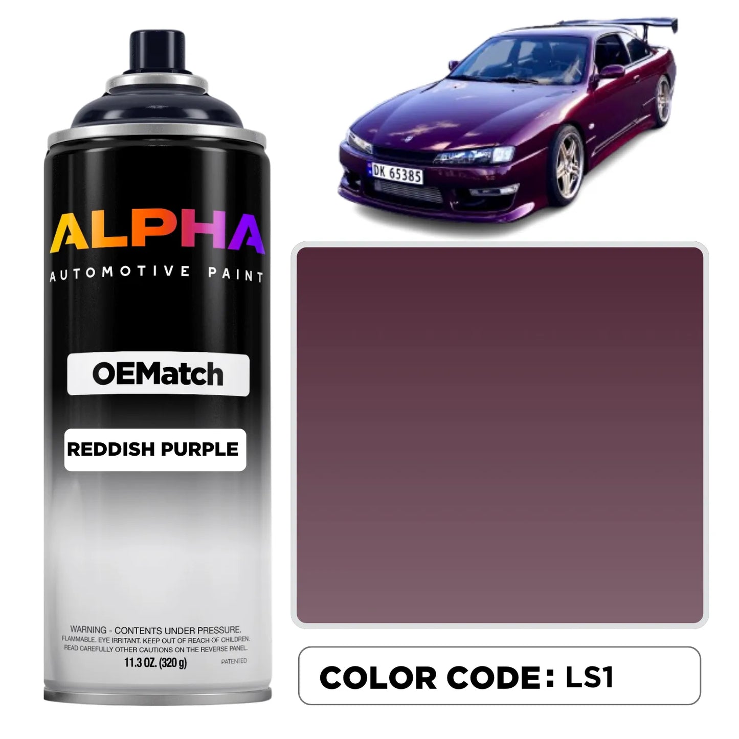 NISSAN REDDISH PURPLE P. LS1 | OEMatch Spray Can