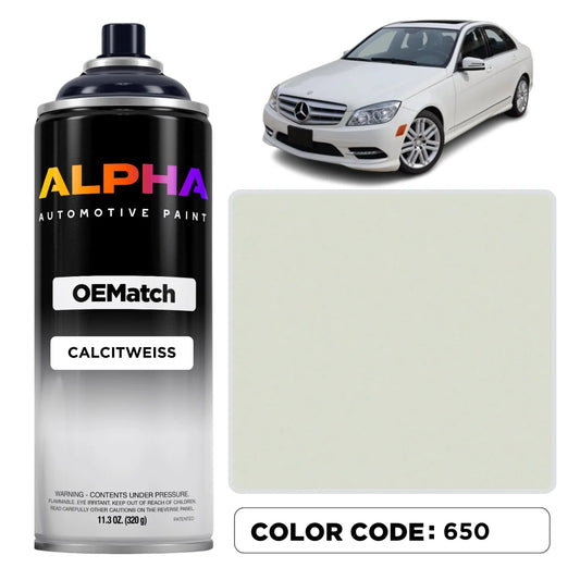 MERCEDES CALCITWEISS 650 | OEMatch Spray Can