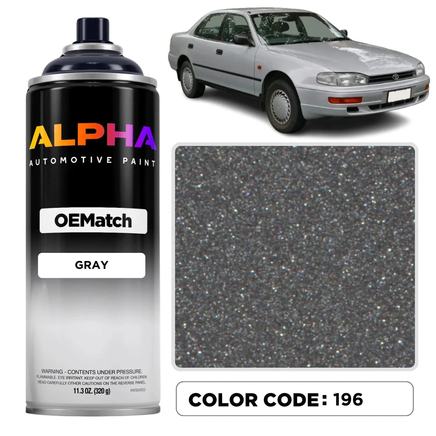 TOYOTA GRAY P. M. 196 | OEMatch Spray Can