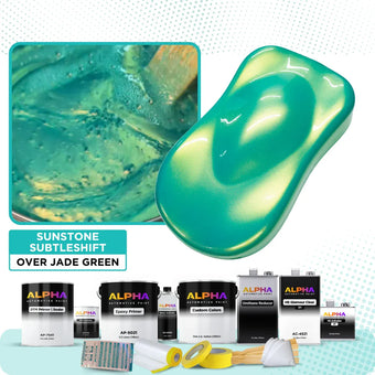 Sunstone over Jade Green Vehicle Paint Kit