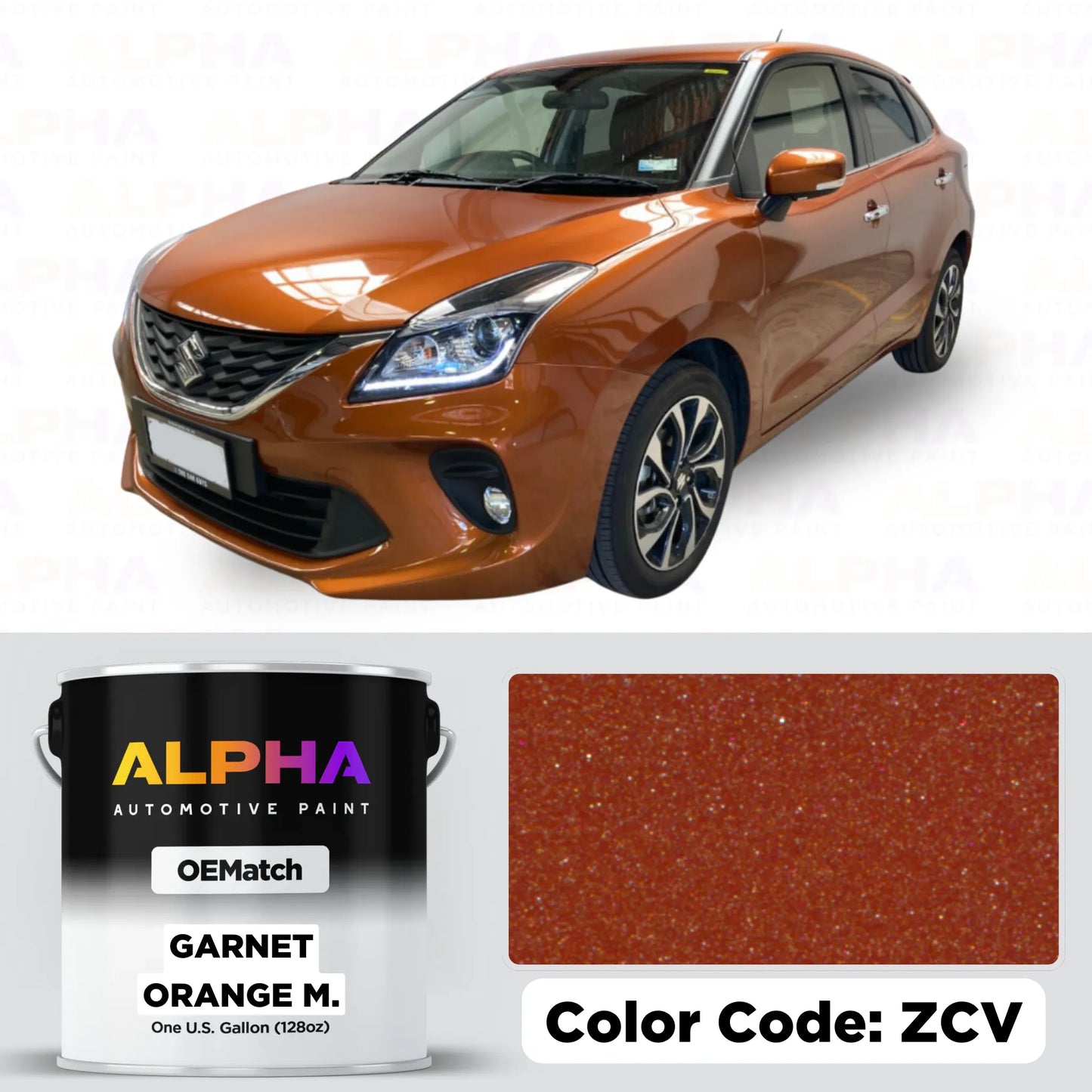 Suzuki Garnet Orange M. ZCV | OEMatch Basecoat