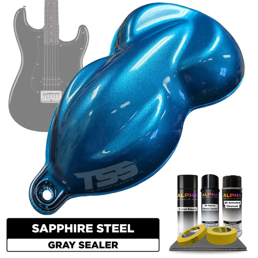 Sapphire Steel Blue Guitar Paint Kit
