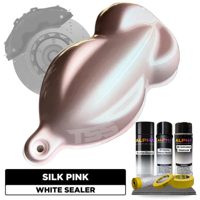 Silk Pink Brake Caliper Paint Kit