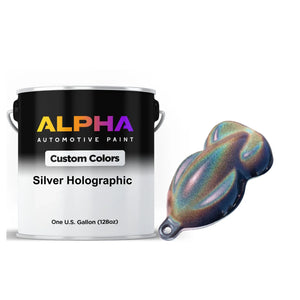 Silver Holographic Basecoat Midcoat