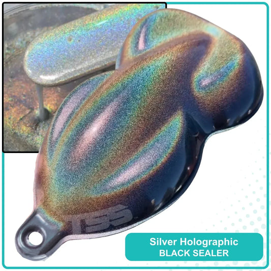 Silver Holographic Pearl Spray Can Midcoat