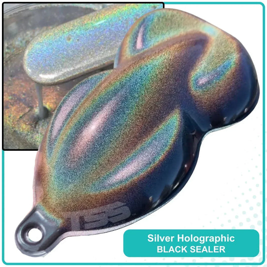 Silver Holographic Basecoat Midcoat automotive basecoat paint by Alpha Automotive Paint