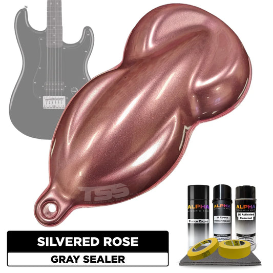 Silvered Rose Guitar Paint Kit