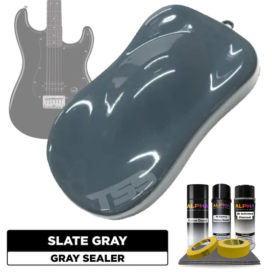 Slate Gray Guitar Paint Kit