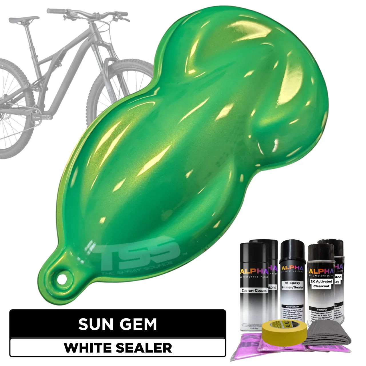 Sun Gem Bike Paint Kit