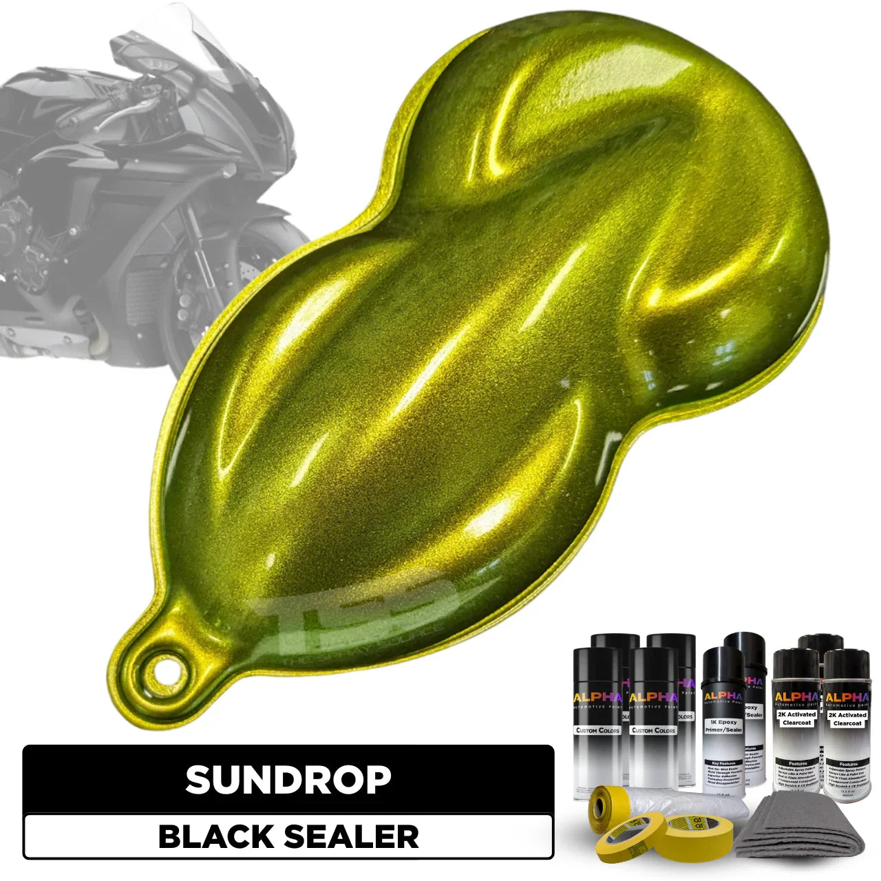 Sundrop Motorcycle Paint Kit