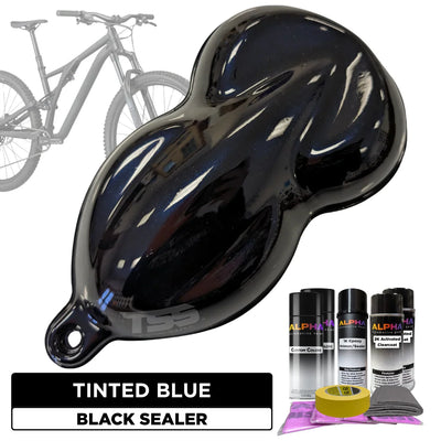 Tinted Blue Bike Paint Kit