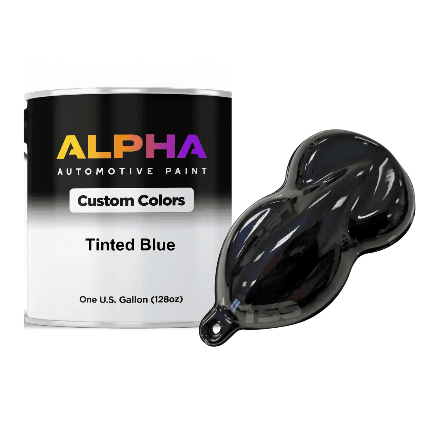 Tinted Blue Paint Basecoat