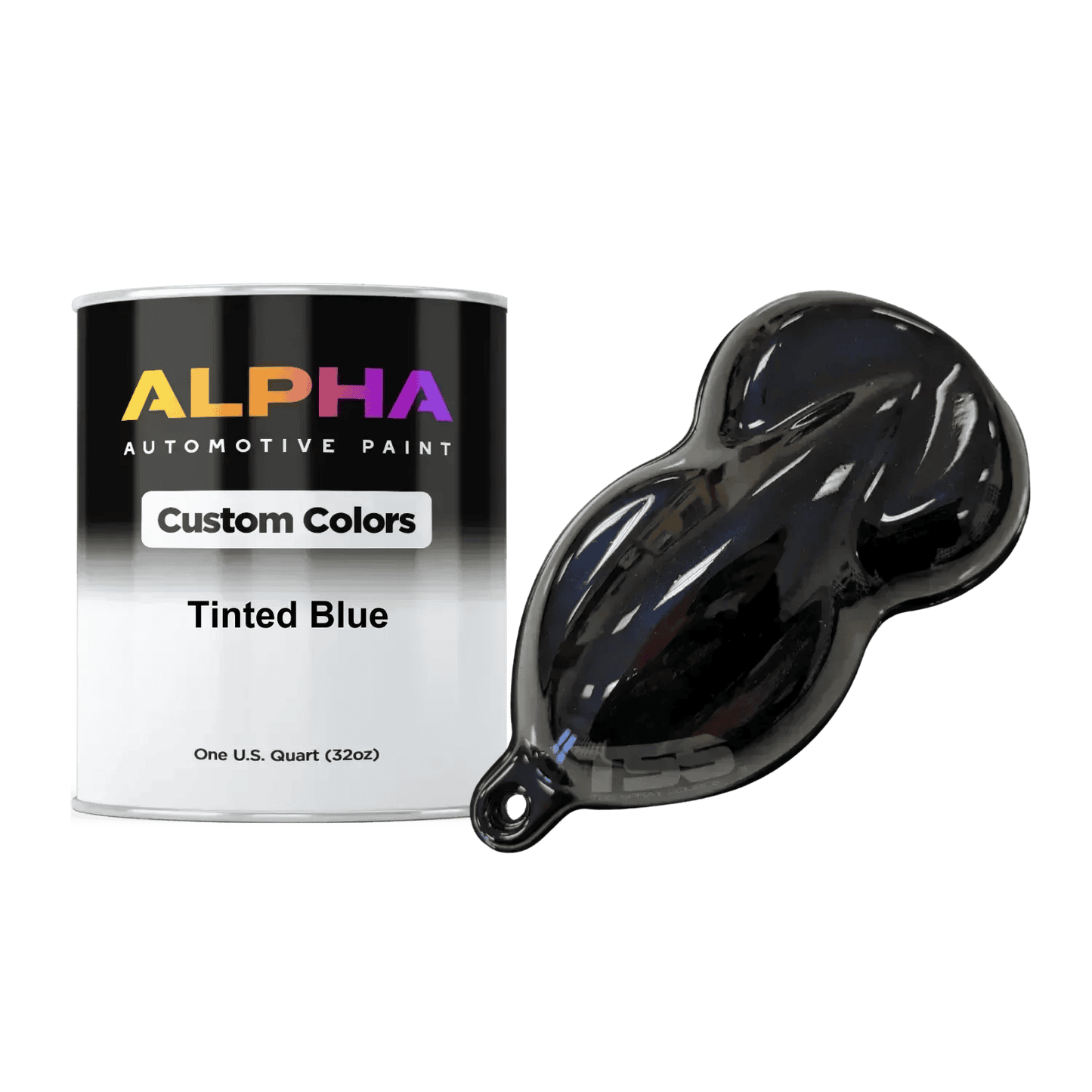 Tinted Blue Paint Basecoat