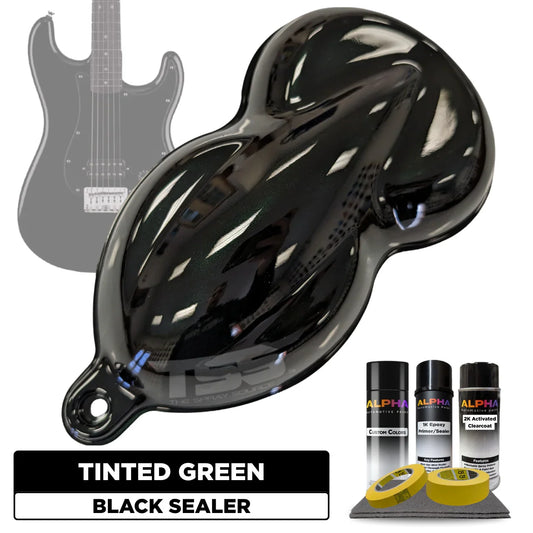 Tinted Green Guitar Paint Kit
