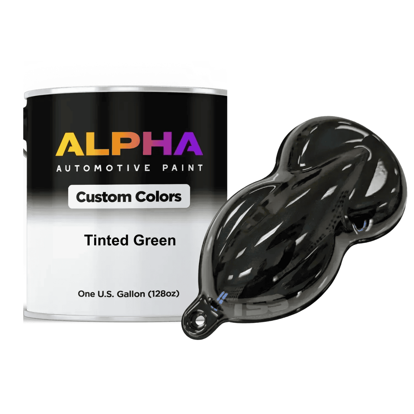 Tinted Green Paint Basecoat