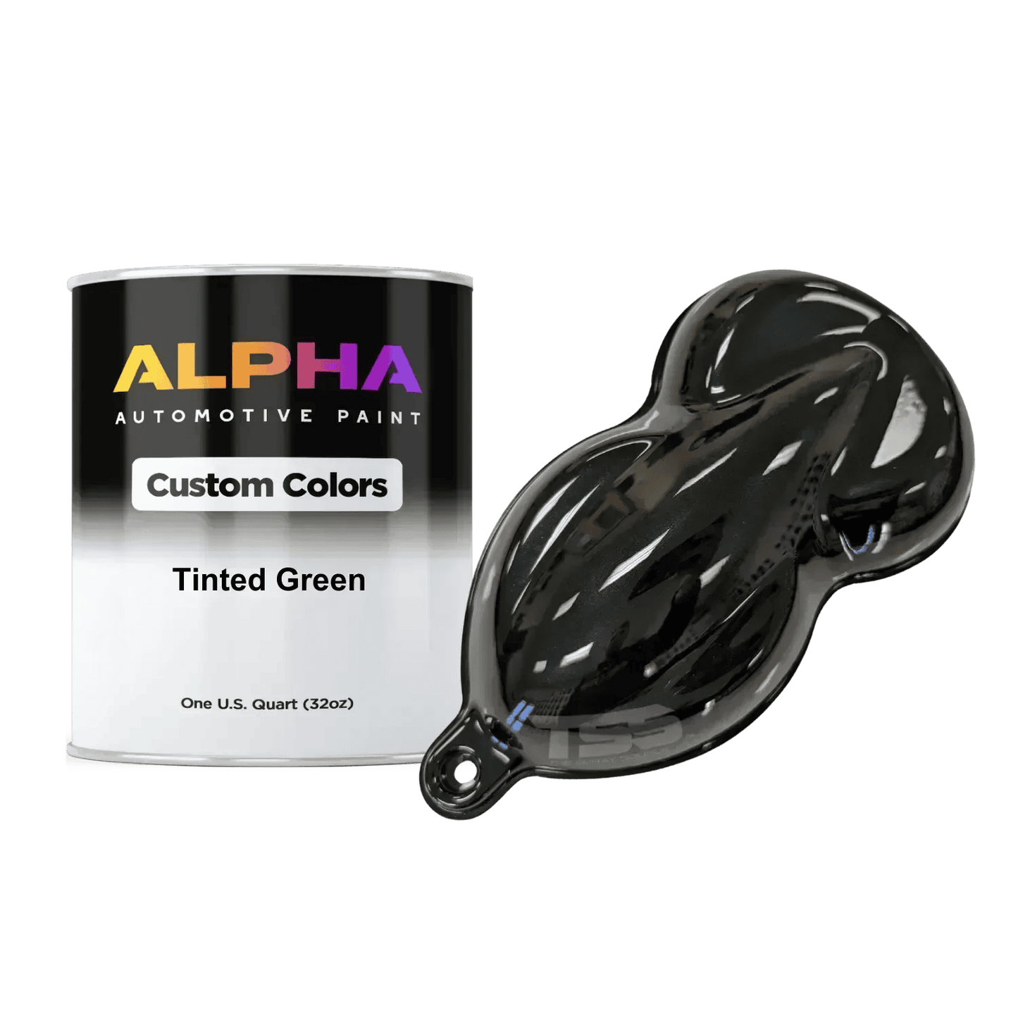 Tinted Green Paint Basecoat
