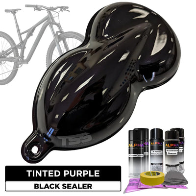 Tinted Purple Bike Paint Kit