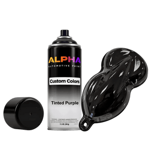 Tinted Purple Spray Can
