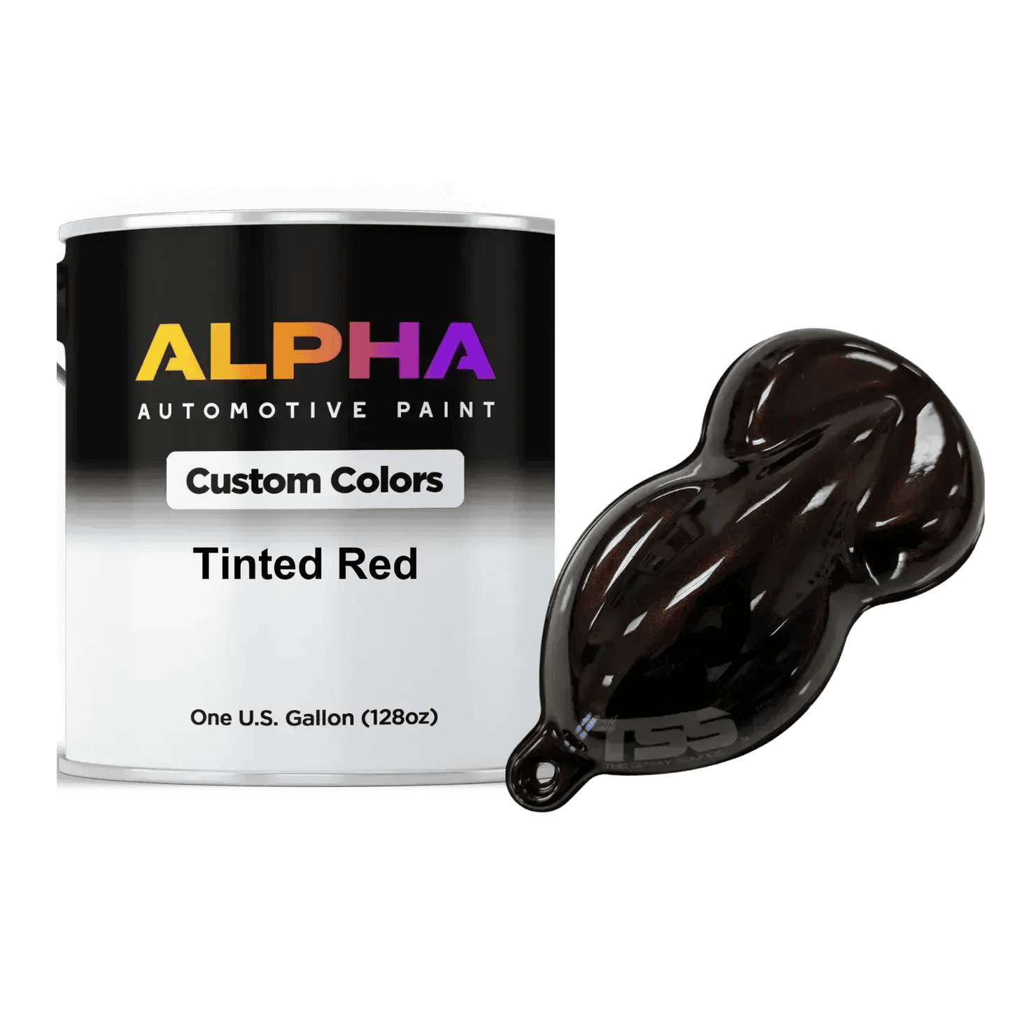 Tinted Red Paint Basecoat
