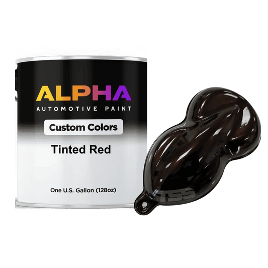 Tinted Red Paint Basecoat