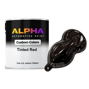 Tinted Red Paint Basecoat