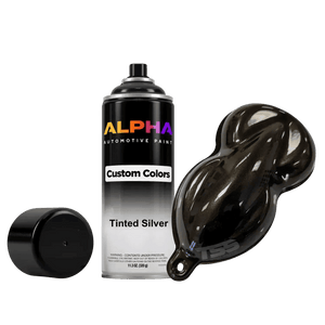 Tinted Silver Spray Can